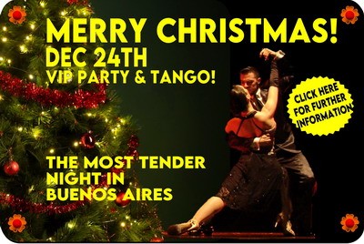 Christmas Eve Tango Show in Buenos Aires