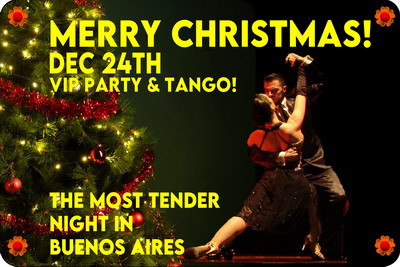 Tickets for Christmas Eve Tango Show at Piazzolla Tango in Buenos Aires