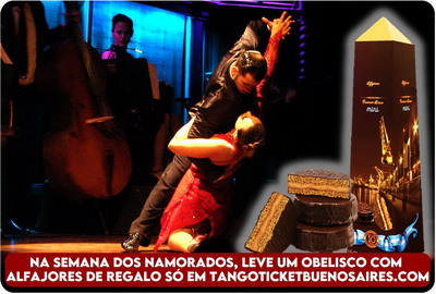 Semana dos Namorados ingressos para show de Tango em Buenos Aires com regalo de alfajor El Querandi