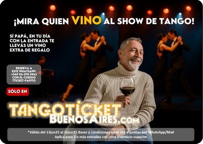 Promocion dia del Padre Show de Tango con regalo